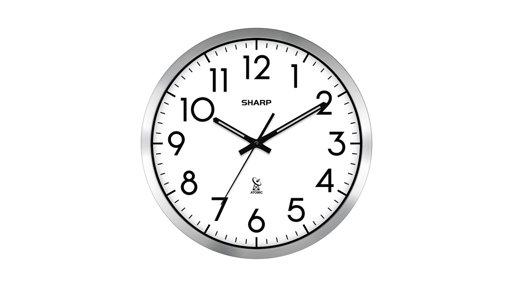 Sharp Atomic Analog Wall Clock