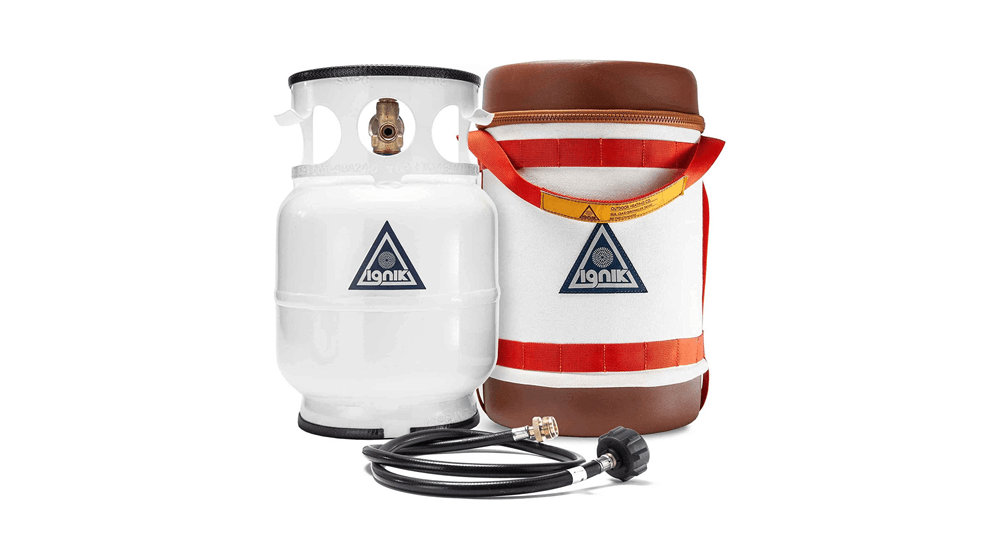 Ignik Refillable Gas Growler Deluxe 5-Pound Propane Tank 