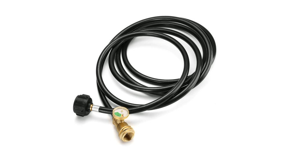 WADEO 12 FT Propane Extension Hose with Gauge