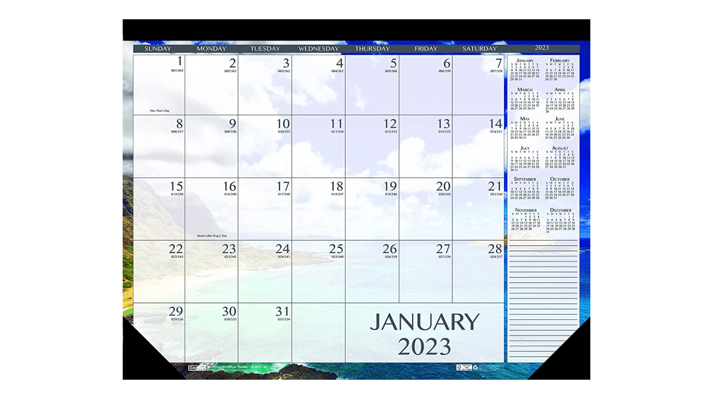 House of Doolittle 2023 Monthly Desk Pad Calendar