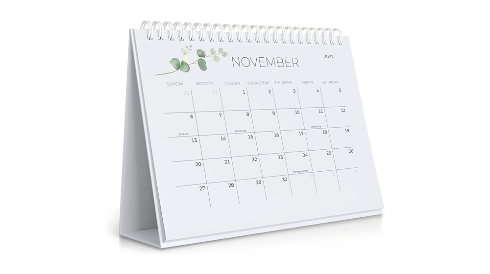 Aesthetic Small Desk Calendar 2023 with Stickers
