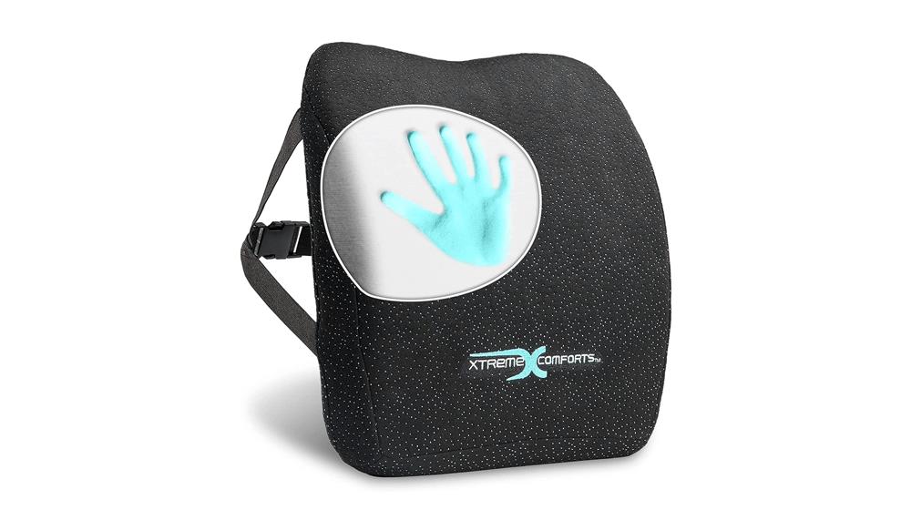 Xtreme Comforts Lumbar Back Support Pillow for Office Chair Cushion