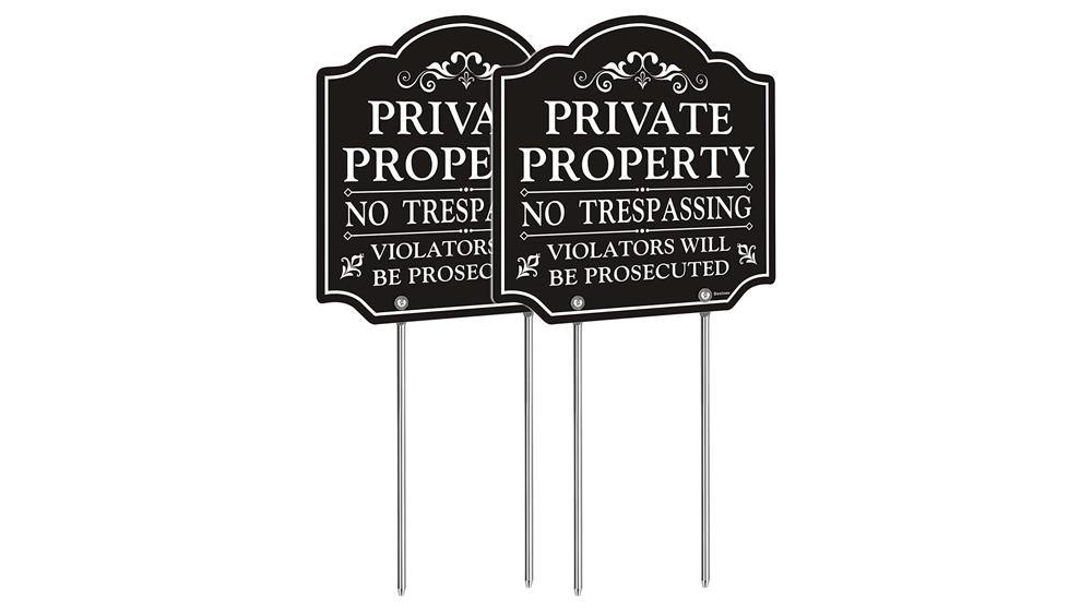 No Trespassing Signs Private Property