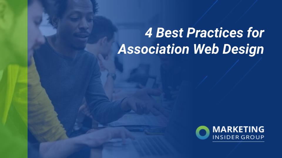 man explaining association web design