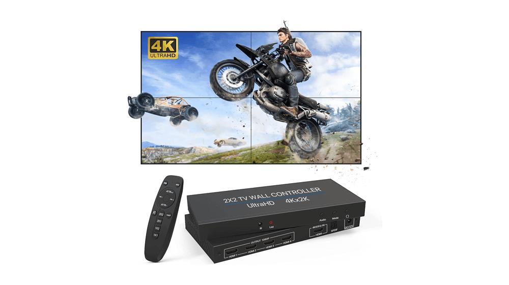 NIERBO 2x2 HDMI Video Wall Controller