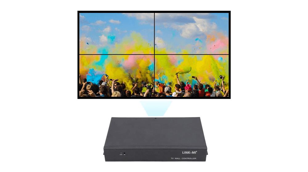 LINK-MI TV04 2x2 Video Wall Controller USB+HDMI+VGA+AV Input