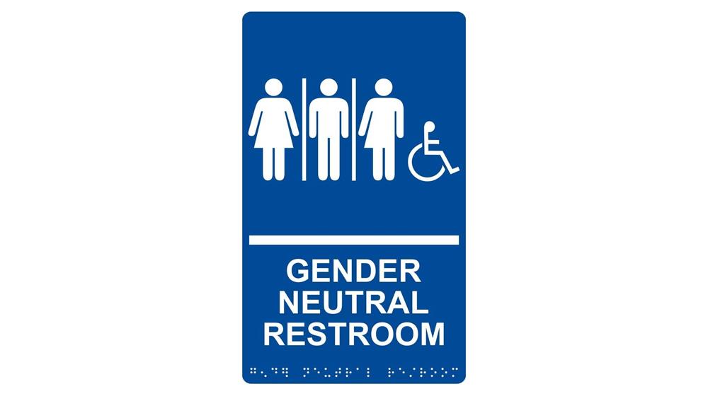 ComplianceSigns.com Gender Neutral Restroom Sign