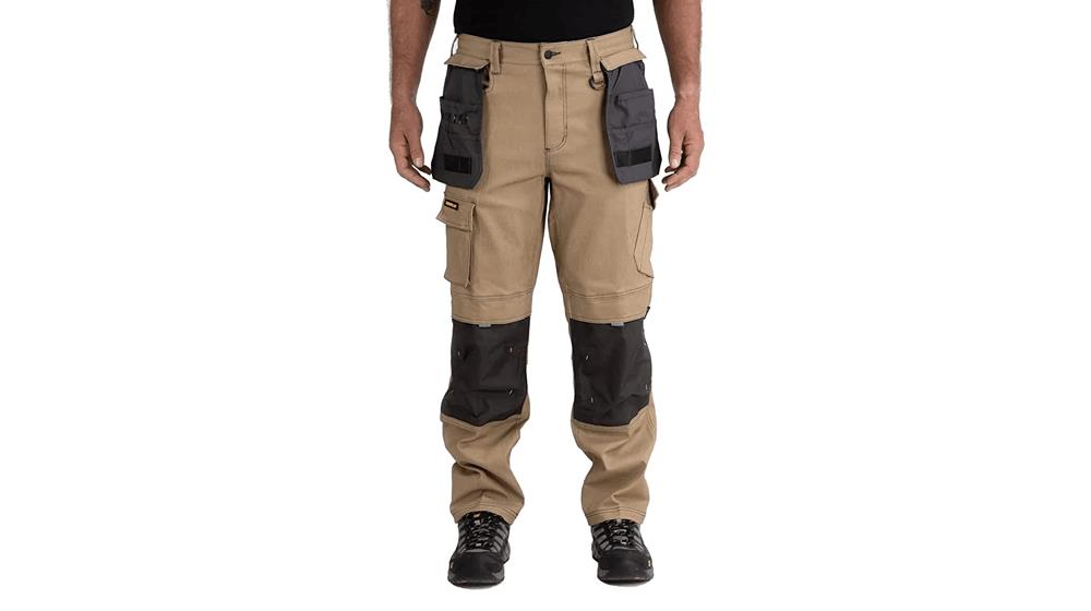 Caterpillar H2O Defender Water Resistant Work Pants for Men with Reinforced Knees