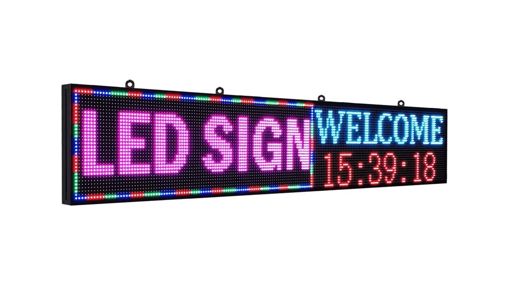 LED Sign Programmable LED Signs Full Color Scrolling Led Display