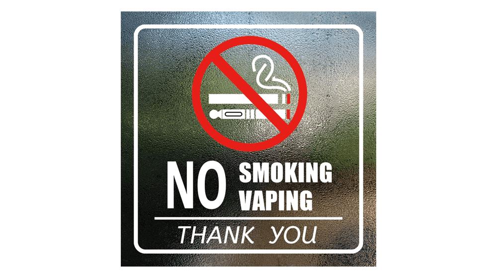 No Smoking No Vaping Sign