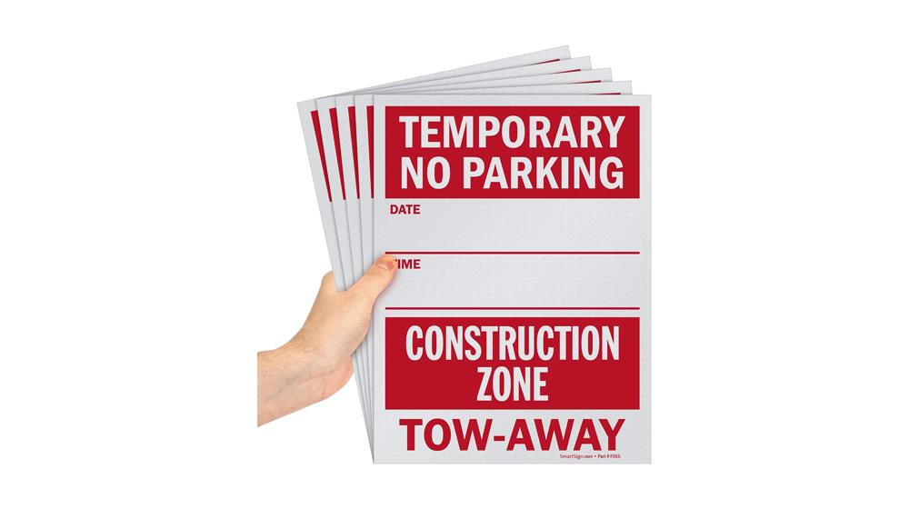 Smartsign “Temporary No Parking
