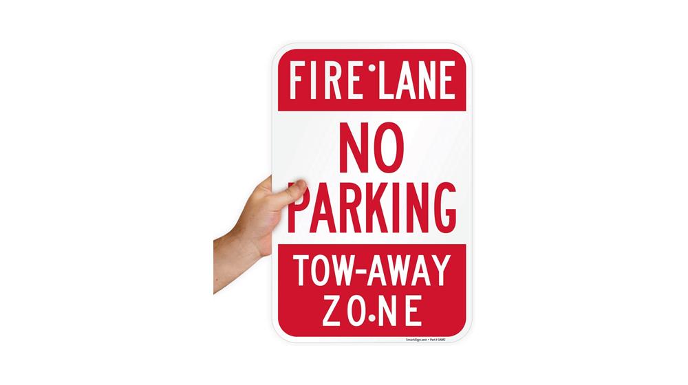 SmartSign Fire Lane - No Parking