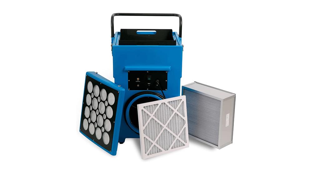 MOUNTO AF1000 1000cfm Industrial HEPA Air Scrubber Air Filtration System