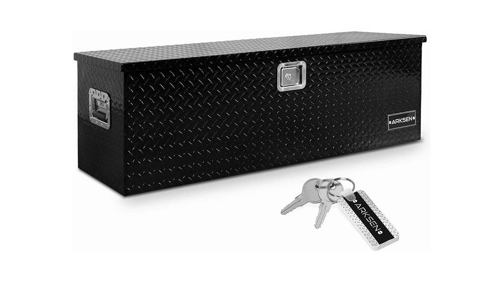 ARKSEN 49 Inch Heavy Duty Aluminum Bar Tread Tool Box