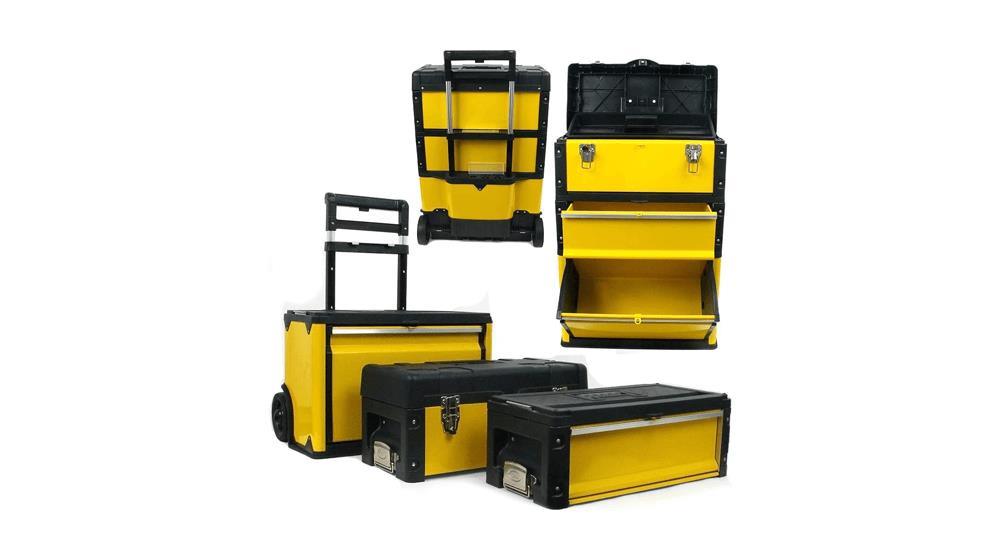 Portable Tool Box - Storage Compartments for Tools