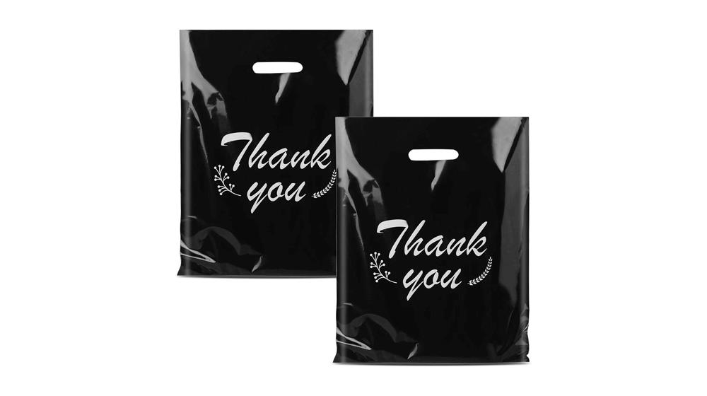 Plastic Thank You Bags for Business