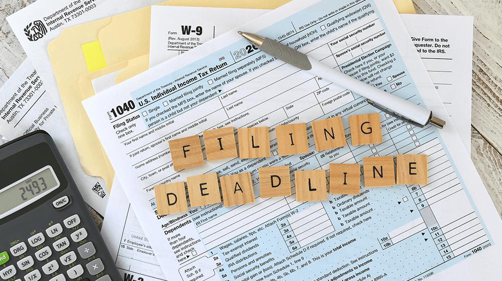 deadline for taxes