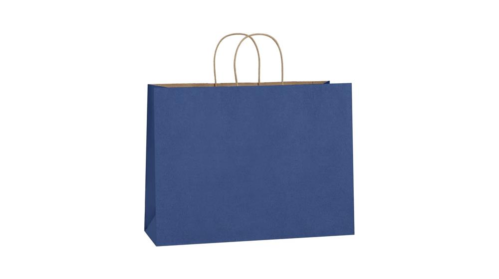 BagDream 100Pcs 16x6x12 Inches Kraft Gift Bags with Handles Bulk Gift Paper Bags