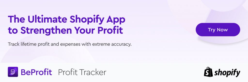 Calculate profit with BeProfit - Profit Tracker