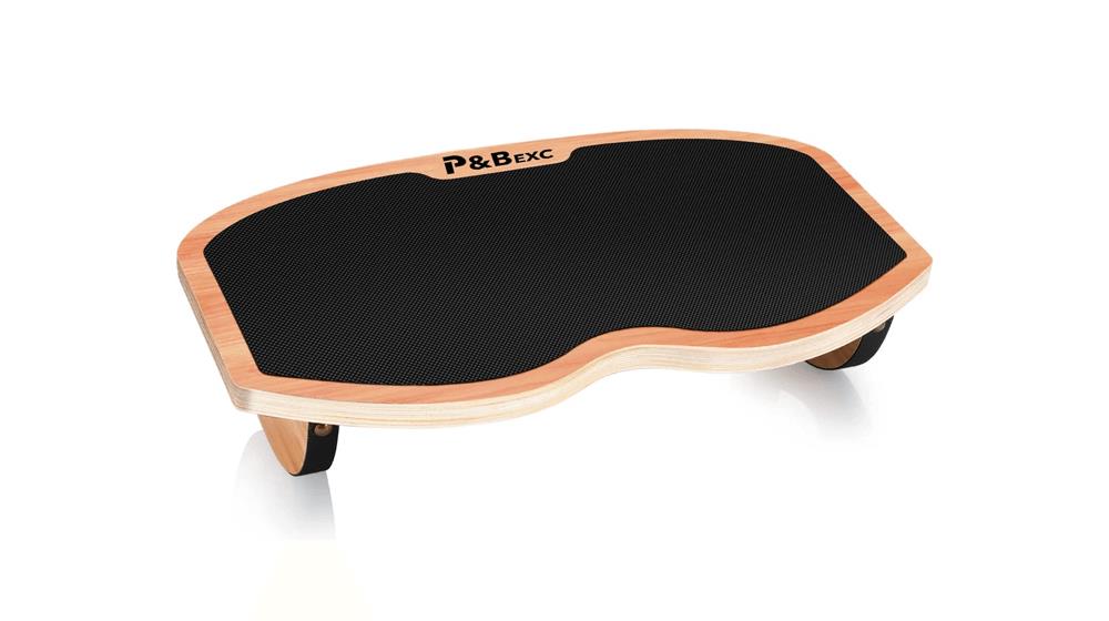P&BEXC Foot Rest Under Desk Wooden Footrest Stool for Under Desk