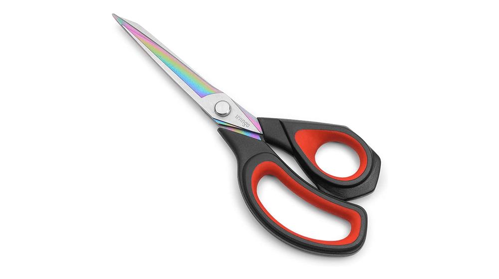 LIVINGO Premium Tailor Scissors Heavy Duty Multi-Purpose Titanium Coating