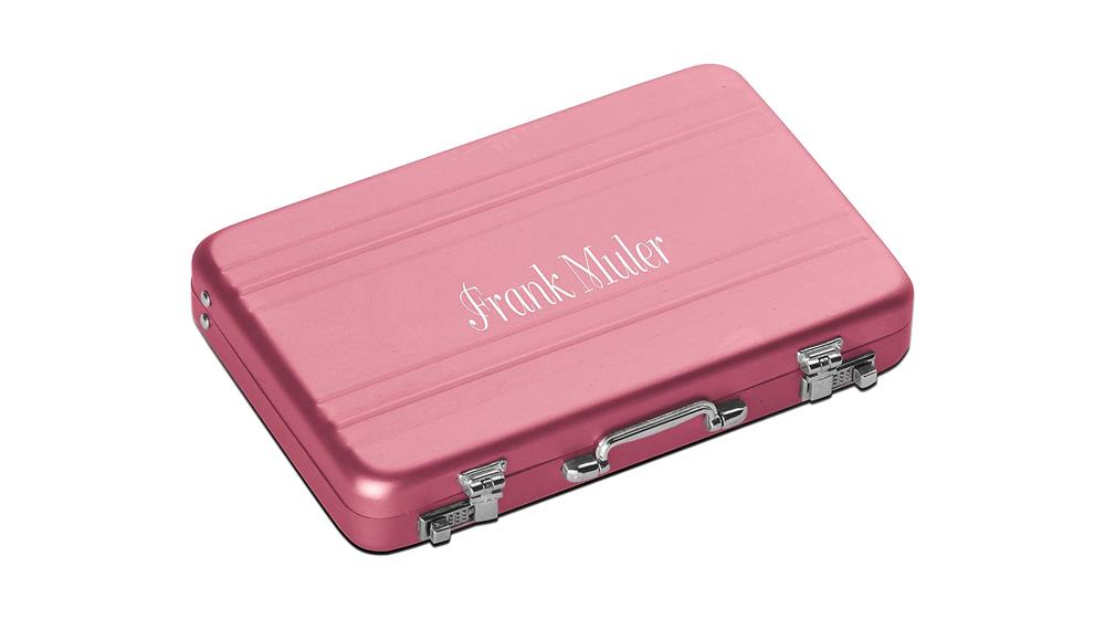 Custom Engraved Aluminium Alloy Luggage Credit Card Business Card Holder Case