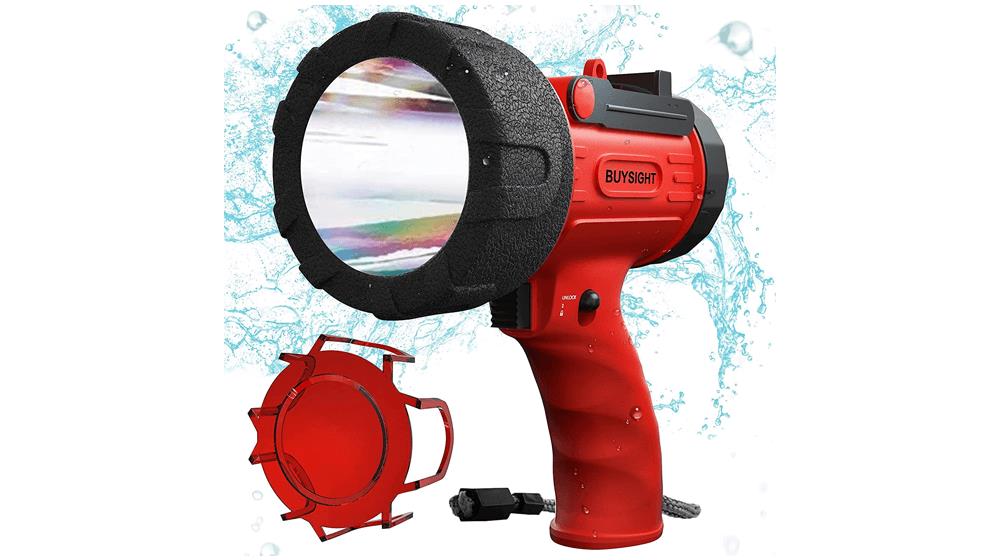 BUYSIGHT Rechargeable Spotlight Flashlight