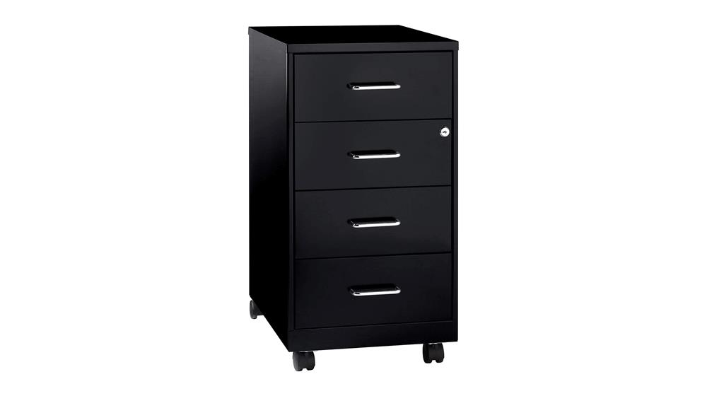 Office Dimensions 18-inch Deep 4 Drawer Mobile Metal Organizer