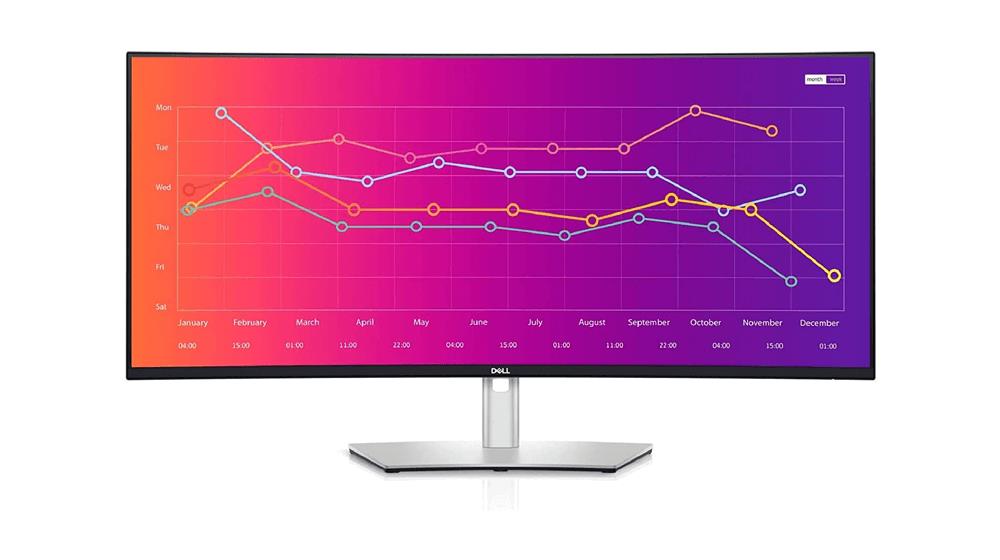Dell U3821DW UltraSharp Curved USB-C Hub Monitor