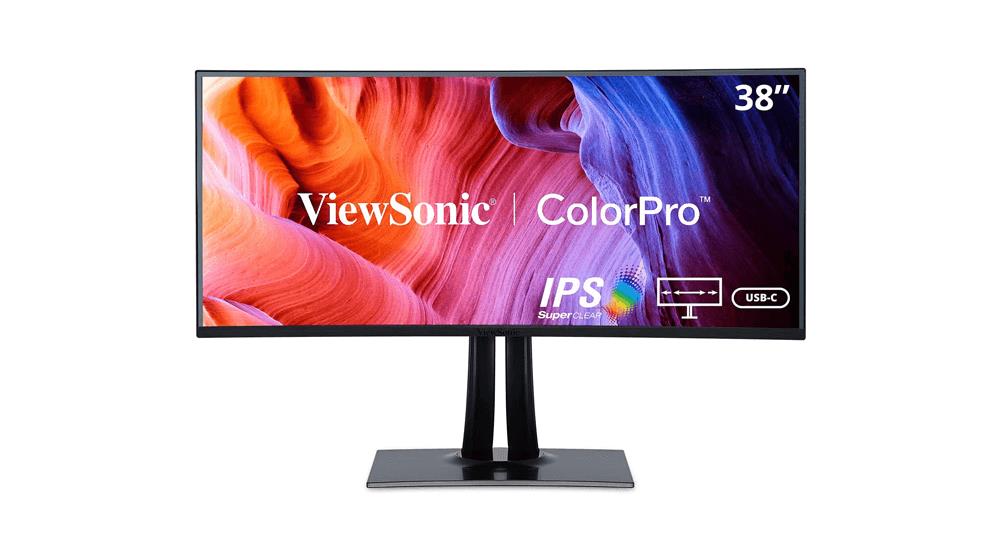 ViewSonic VP3881 38-Inch Premium IPS WQHD+ Curved Ultrawide Monitor