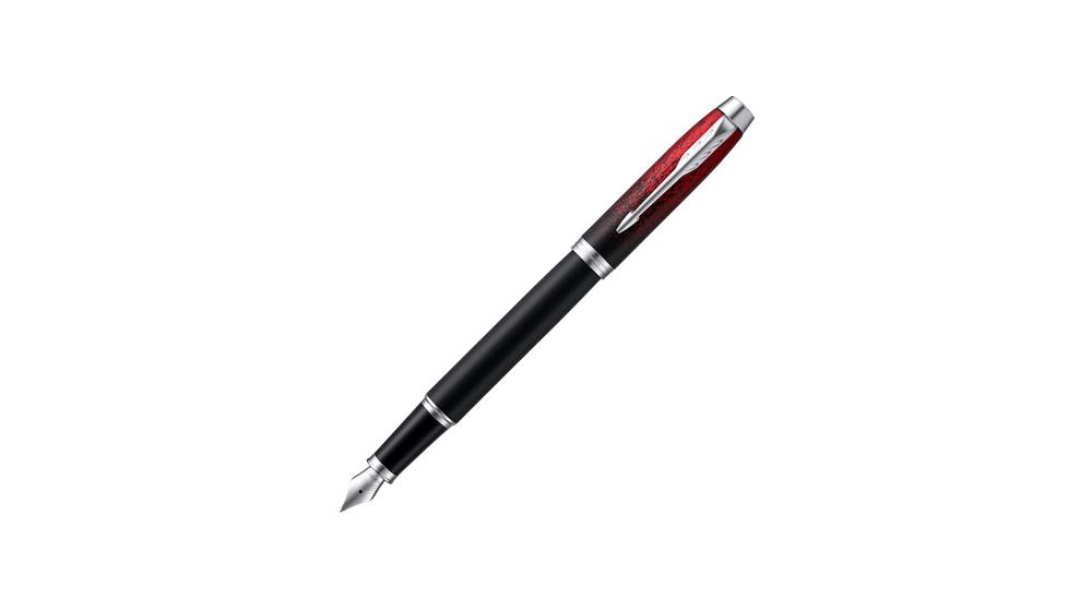 Parker IM Fountain Pen, Red Ignite with Medium Nib, Gift Box