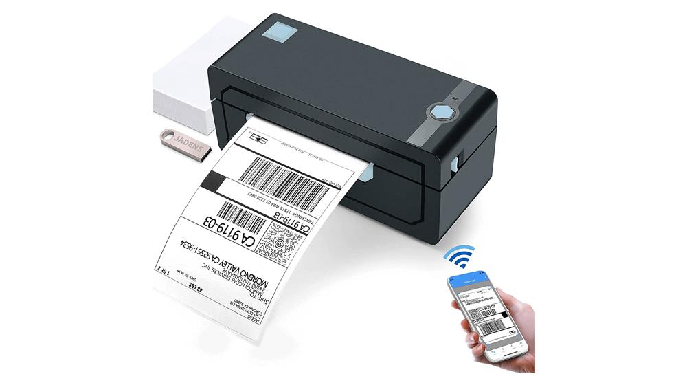 JADENS Bluetooth Thermal Shipping Label Printer - Wireless 4x6 Shipping Label Printer