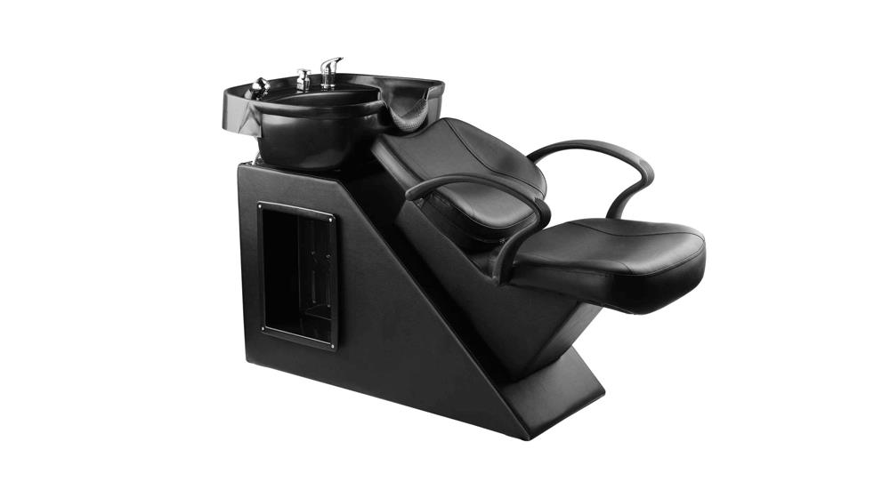 Ainfox Shampoo Barber Backwash Chair, ABS Plastic Shampoo Bowl Sink Chair for Spa Beauty Salon