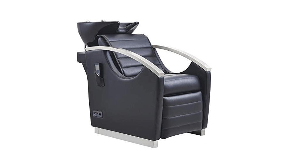 Dir Beauty Salon Full Body Massage Shampoo BACKWASH Unit with Tilting Ceramic Sink Station Reclining BACKREST & Electrical Adjusting FOOTREST - Bella III