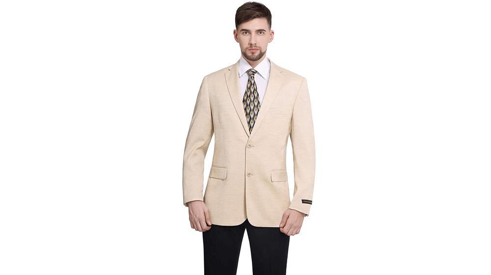 Mens Suit Blazer Jacket Two Button Stretch Sports Coats