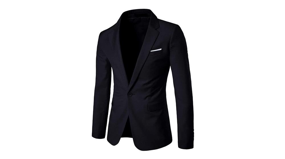 Mens Casual Sport Coat 1 Button Suit Blazer Slim Fit Daily Lightweight Jackets
