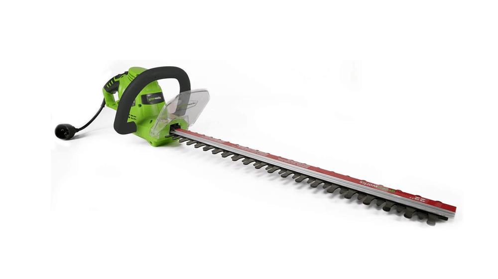 Greenworks 4 Amp 22-inch Corded Electric Dual-Action Hedge Trimmer