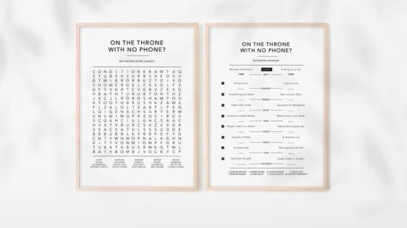 25 Printable Bathroom Signs