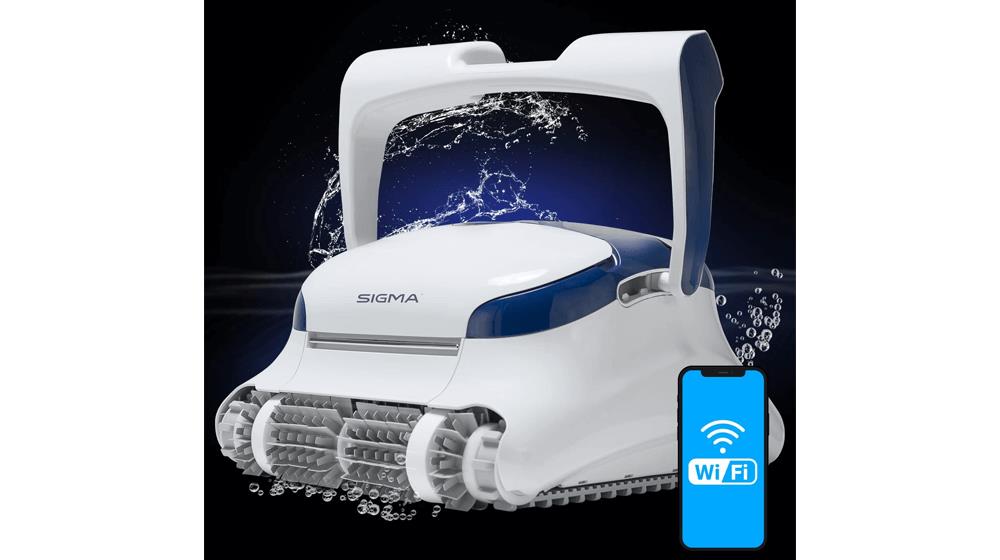 Dolphin Sigma Robotic Pool Cleaner with Bluetooth and Massive Top-Load Cartridge Filters