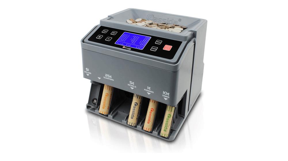 Cassida C300 Professional USD Coin Counter, Sorter and Wrapper, Roller