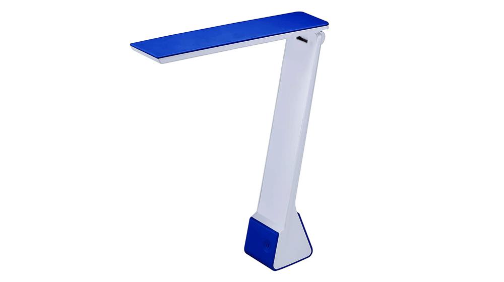 Bostitch KT-VLED1810-BLUE Powered Rechargable Battery LED Desk Lamp