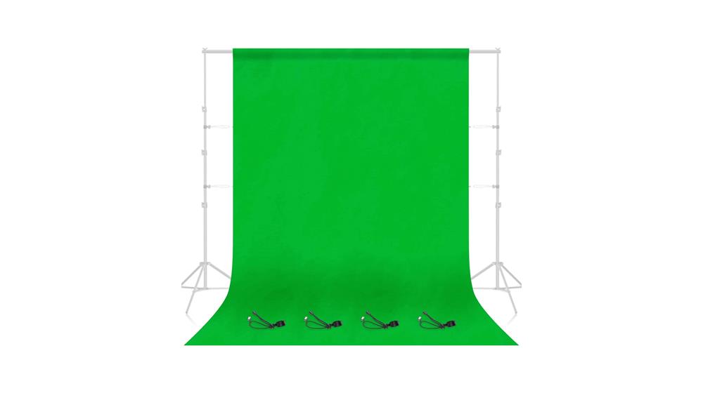 EMART 10 X 20 ft Photography Green Screen Backdrop, Extra Large Chromakey Greenscreen