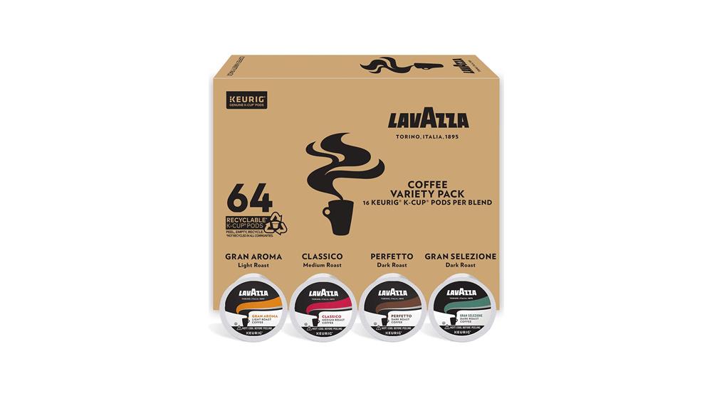 Lavazza Coffee K-Cup Pods Variety Pack for Keurig Single-Serve Brewers