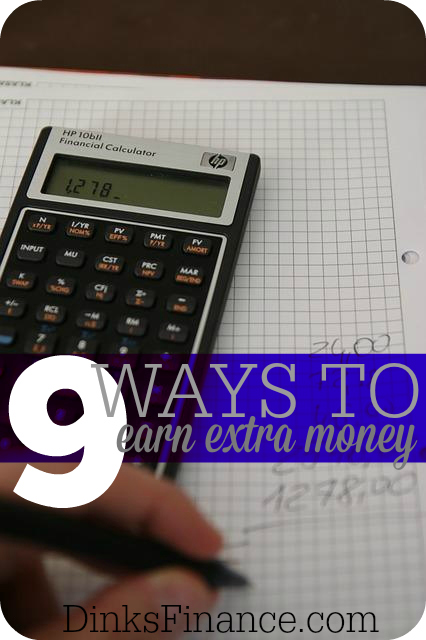 Looking to earn some extra cash?We thought it would be fun to share some things we've done to make extra money on the side. Here are nine things we have done. 