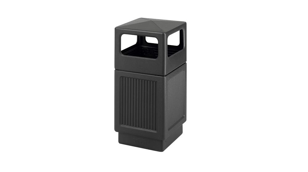 Safco Canmeleon Heavy Duty Outdoor Waste, Garbage, Trash Can