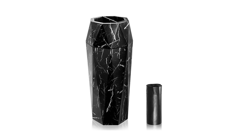 WICHEMI Outdoor Trash Can, 13 Gallon Outdoor Trash Can with Lid