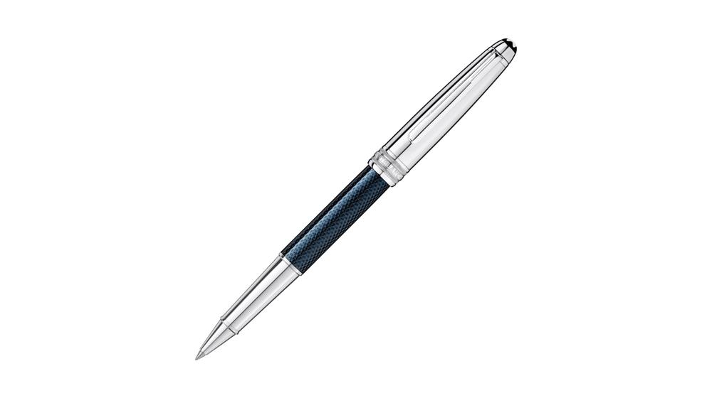 Montblanc Meisterstuck Solitaire Doue Blue Hour Classique Rollerball Pen