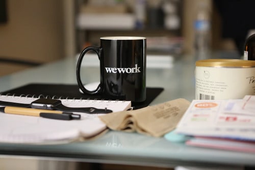 Example of a business professional's desk