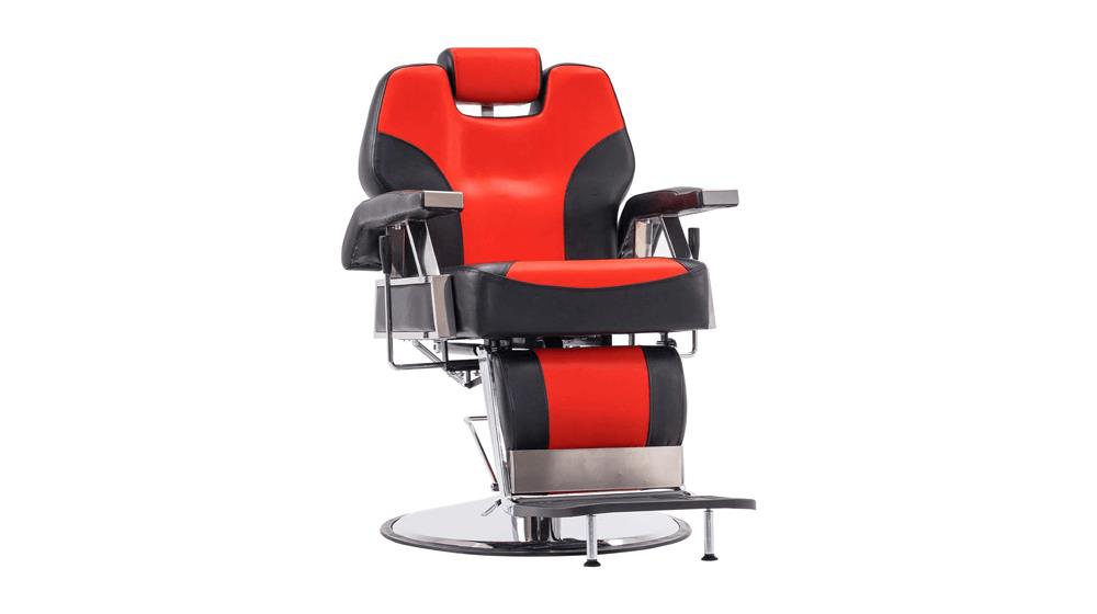 BarberPub Heavy Duty Recline Barber Chair All Purpose Hydraulic Salon Chair