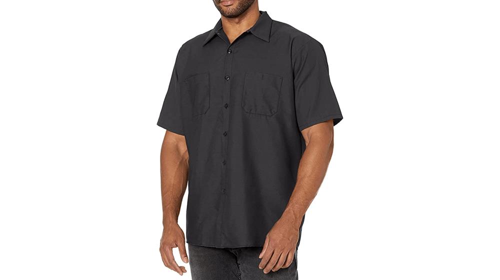 Red Kap Men's Industrial Work Shirt, Regular Fit, Short Sleeve